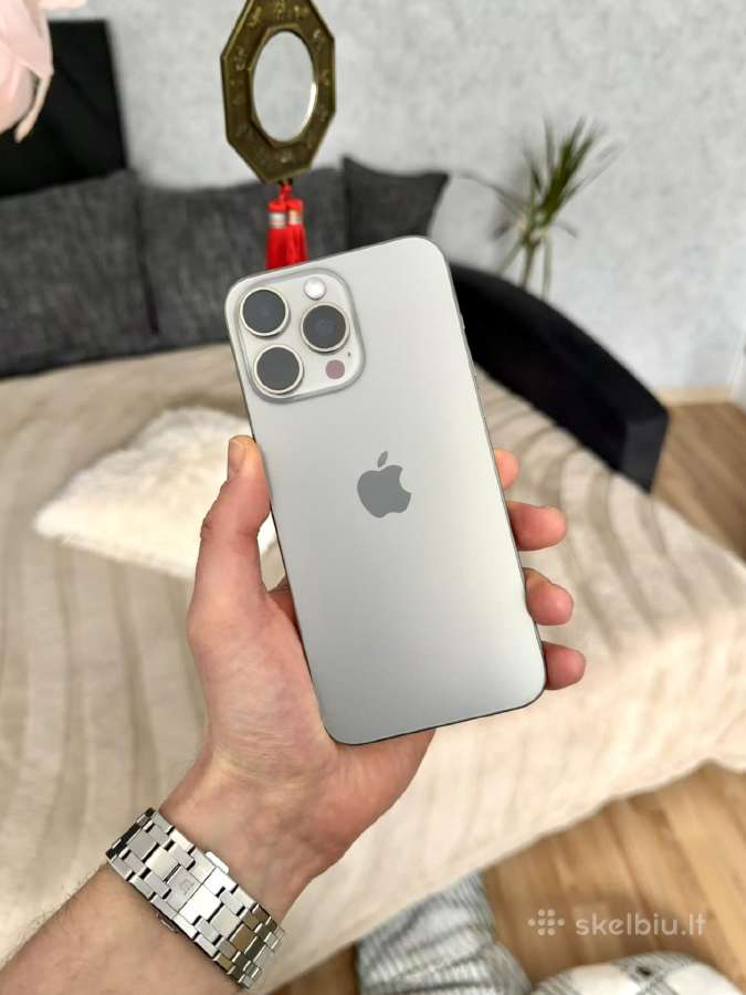 iPhone 15 Pro Max Natural Titanium - nuotraukos Nr. 2