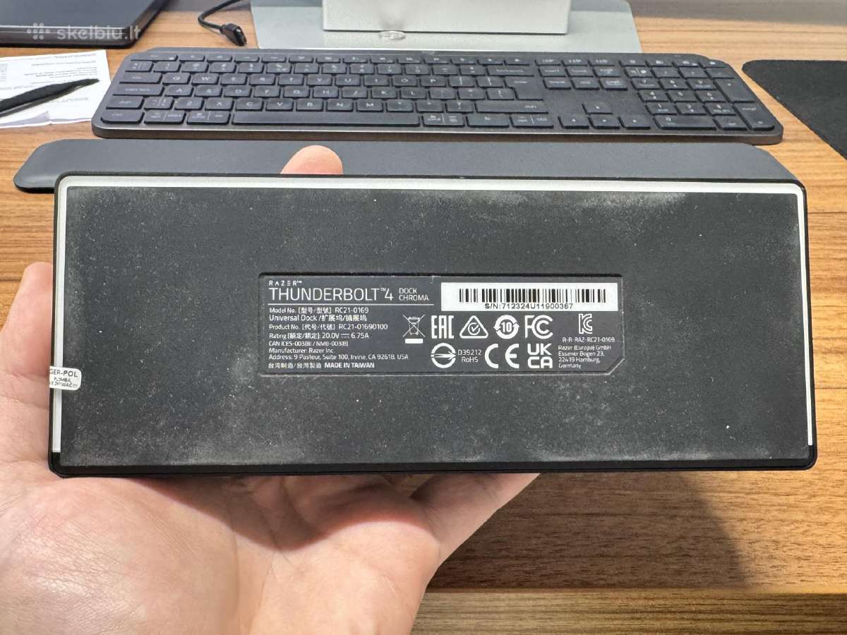 Razer Thunderbolt 4 Dock Chroma - nuotraukos Nr. 3