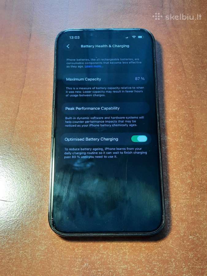 iPhone 13pro 128gb Graphite - nuotraukos Nr. 2