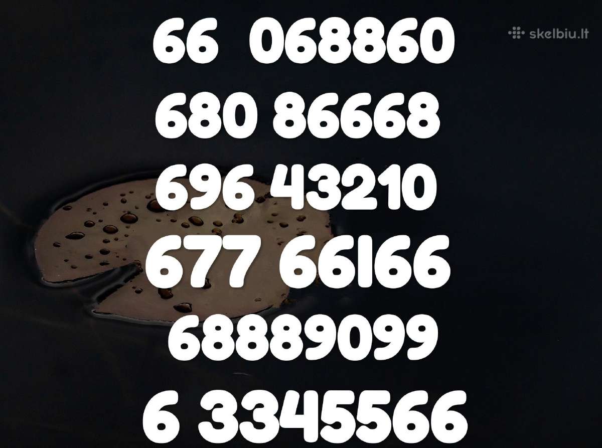 Gražus VIP numeris 688886 ,544443,177771 , 50€/vnt - nuotraukos Nr. 2