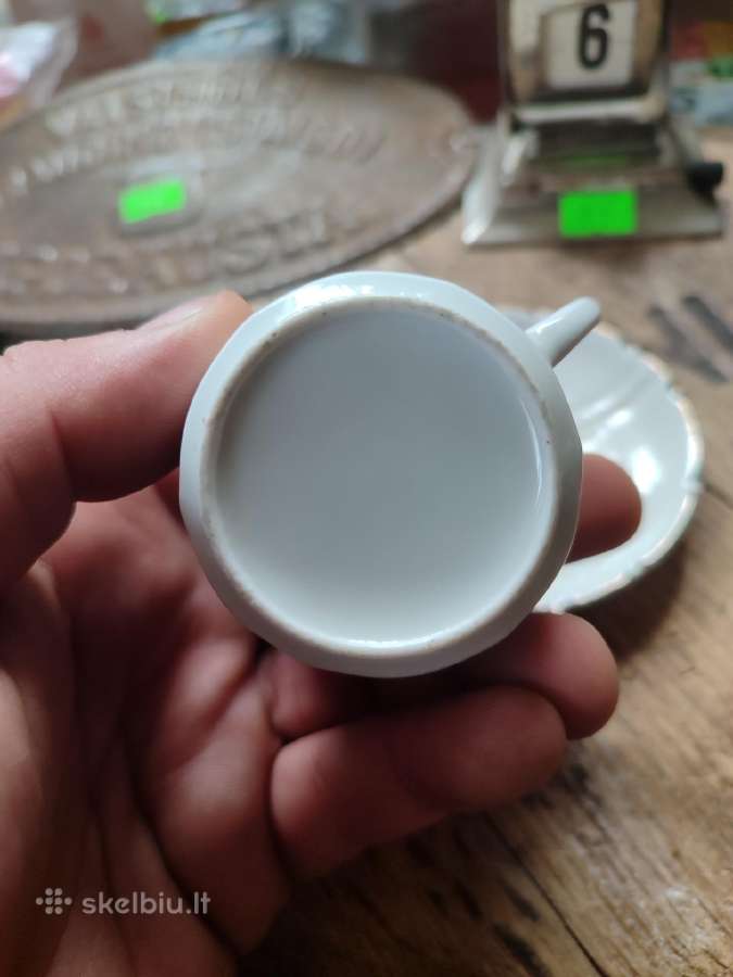 Ww1 agitacinis puodelis su lėkštute - nuotraukos Nr. 6