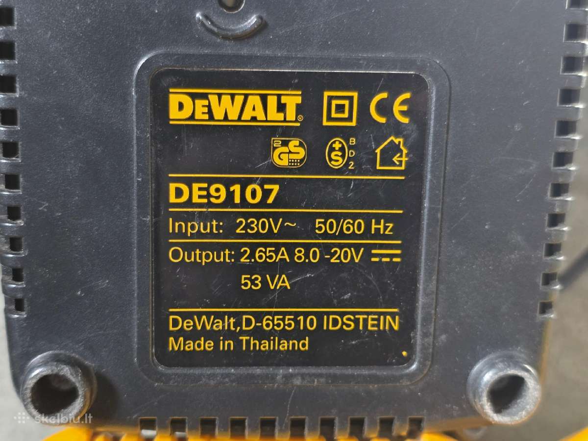 Dewalt akumuliatoriniai įrankiai - nuotraukos Nr. 8