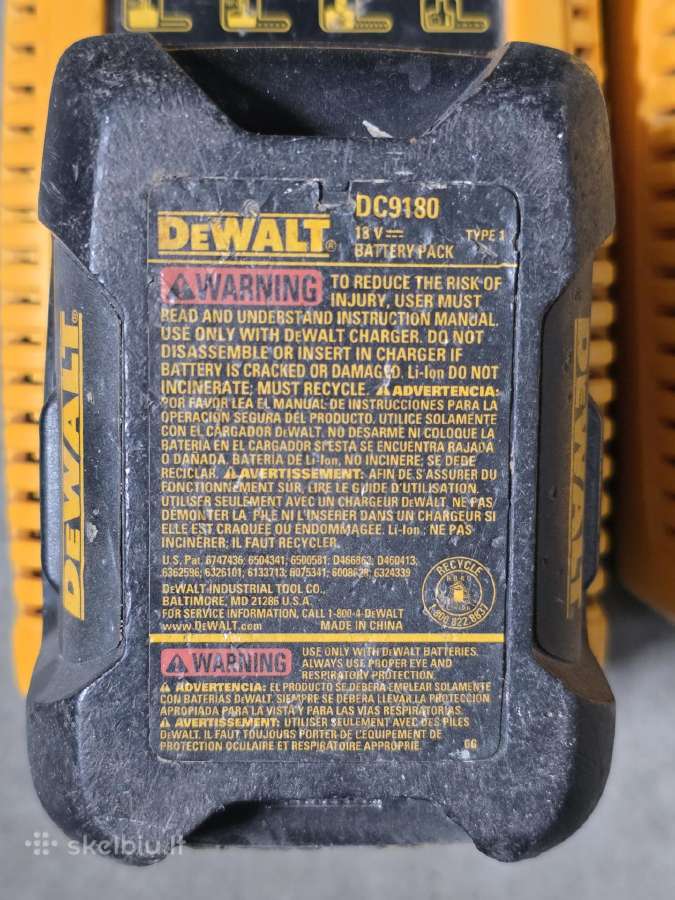 Dewalt akumuliatoriniai įrankiai - nuotraukos Nr. 10