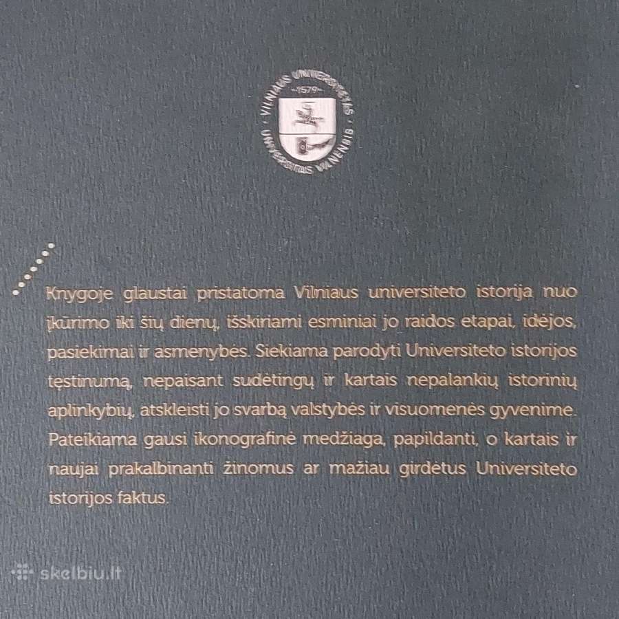Knyga " Alma Mater Vilnensis " - nuotraukos Nr. 5
