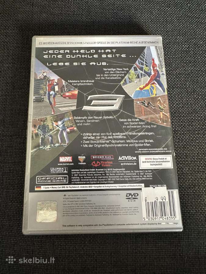 Spider-man 3 Platinum De - Cib - nuotraukos Nr. 2