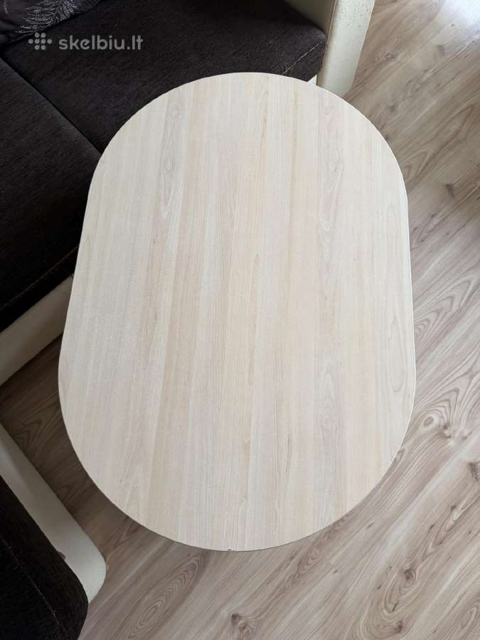 Kavos Staliukas 90cm Ilgio ant Ratukų - nuotraukos Nr. 2