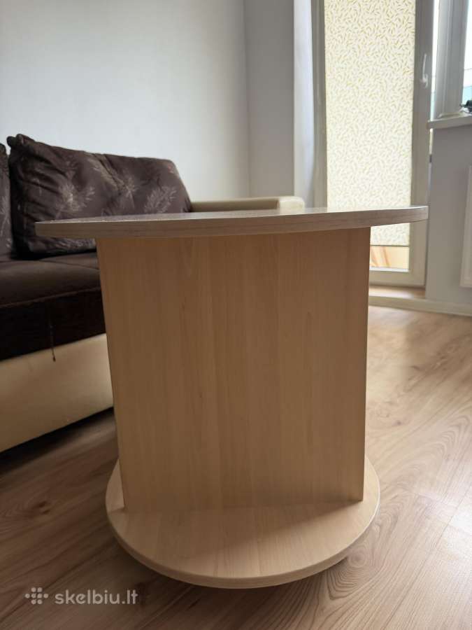 Kavos Staliukas 90cm Ilgio ant Ratukų - nuotraukos Nr. 3