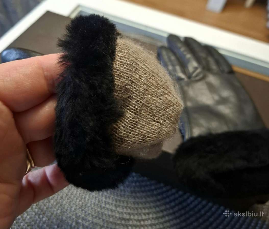 Ugg natūralios odos pirštinės - nuotraukos Nr. 2