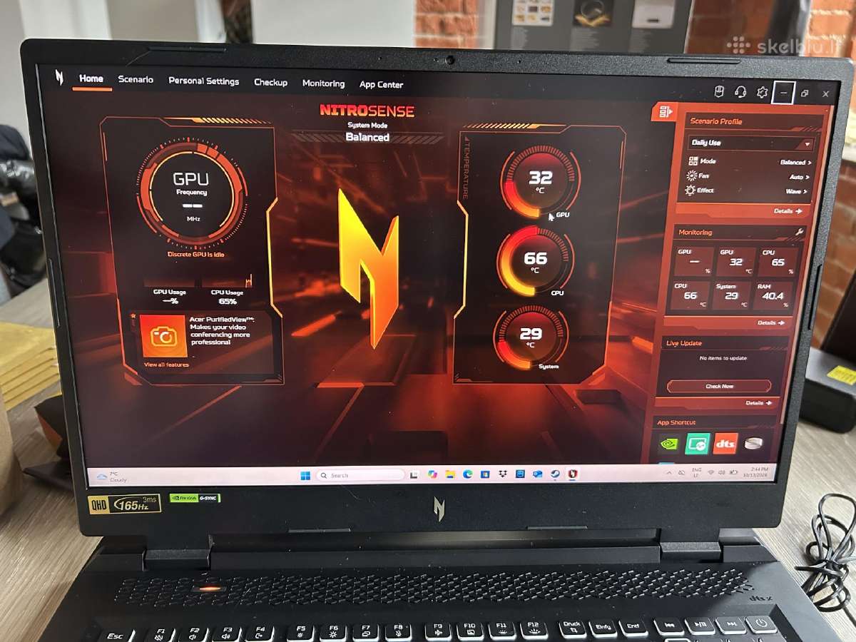 Acer nitro 17 - nuotraukos Nr. 6
