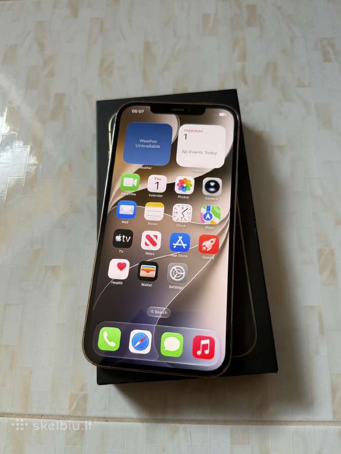 iPhone 12 Pro Max 256gb Gold - nuotraukos Nr. 3