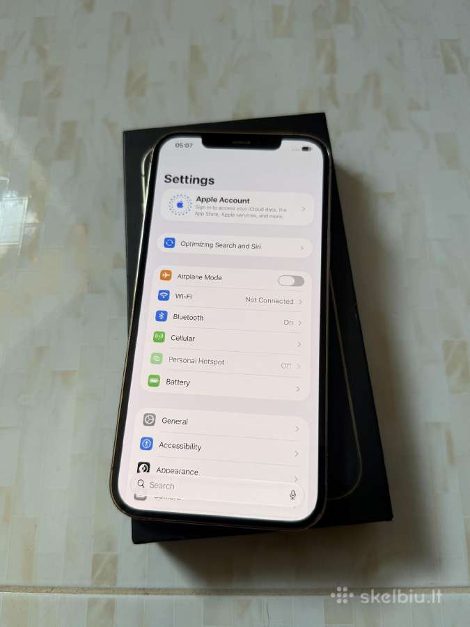 iPhone 12 Pro Max 256gb Gold - nuotraukos Nr. 4