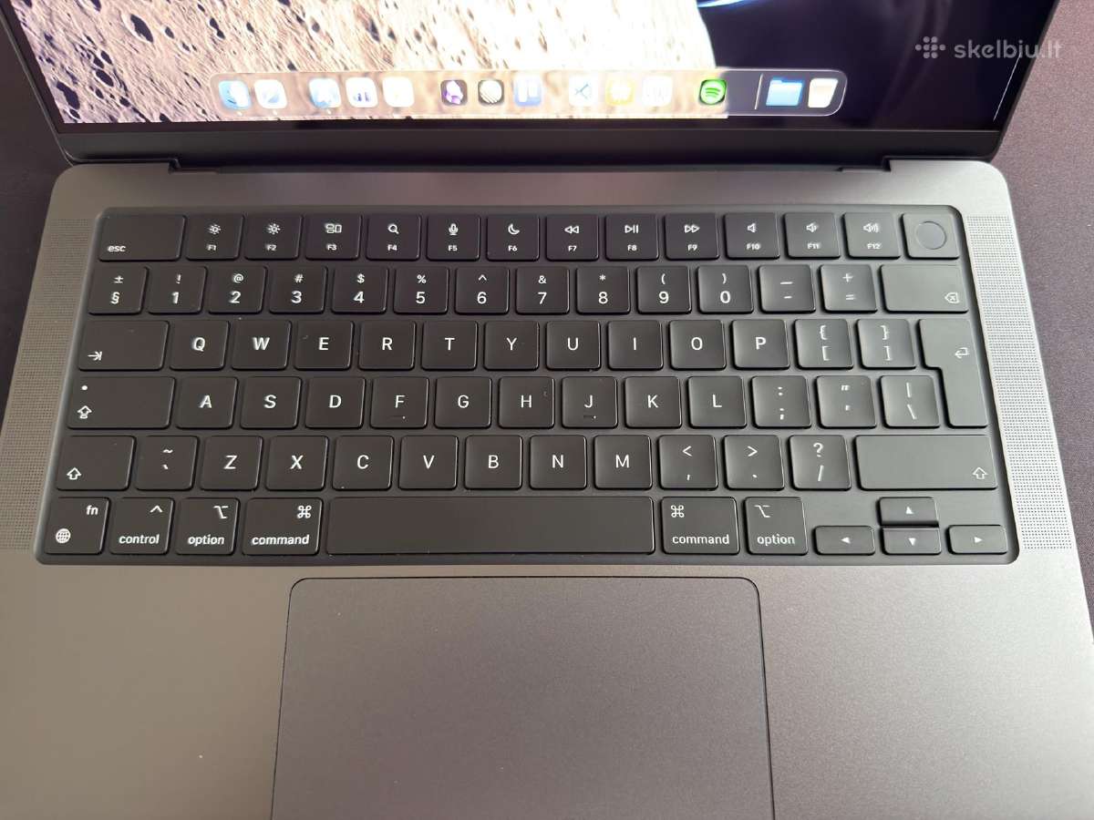 MacBook Pro 14 M4 16gb/512gb Space Black, bat 100% - nuotraukos Nr. 2