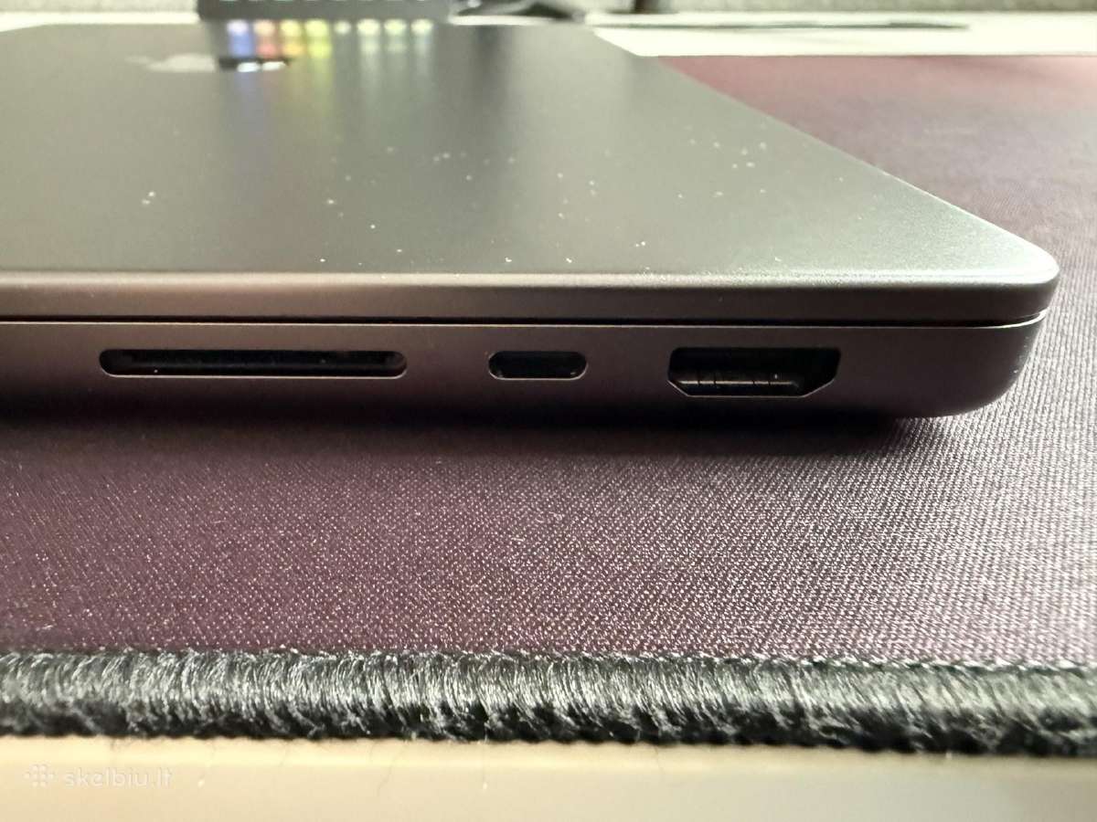 MacBook Pro 14 M4 16gb/512gb Space Black, bat 100% - nuotraukos Nr. 6