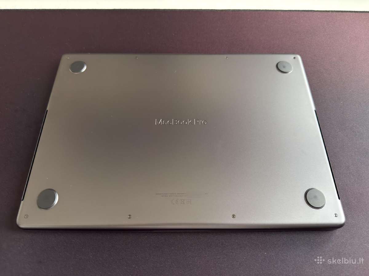MacBook Pro 14 M4 16gb/512gb Space Black, bat 100% - nuotraukos Nr. 7