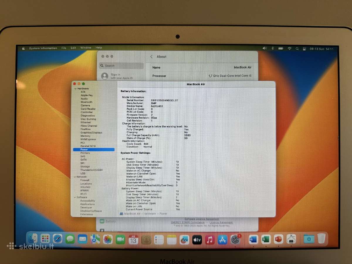 MacBook Air 13' Mid 2011 - nuotraukos Nr. 14