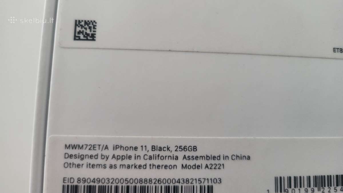 iPhone 11 Black 256 GB - nuotraukos Nr. 11