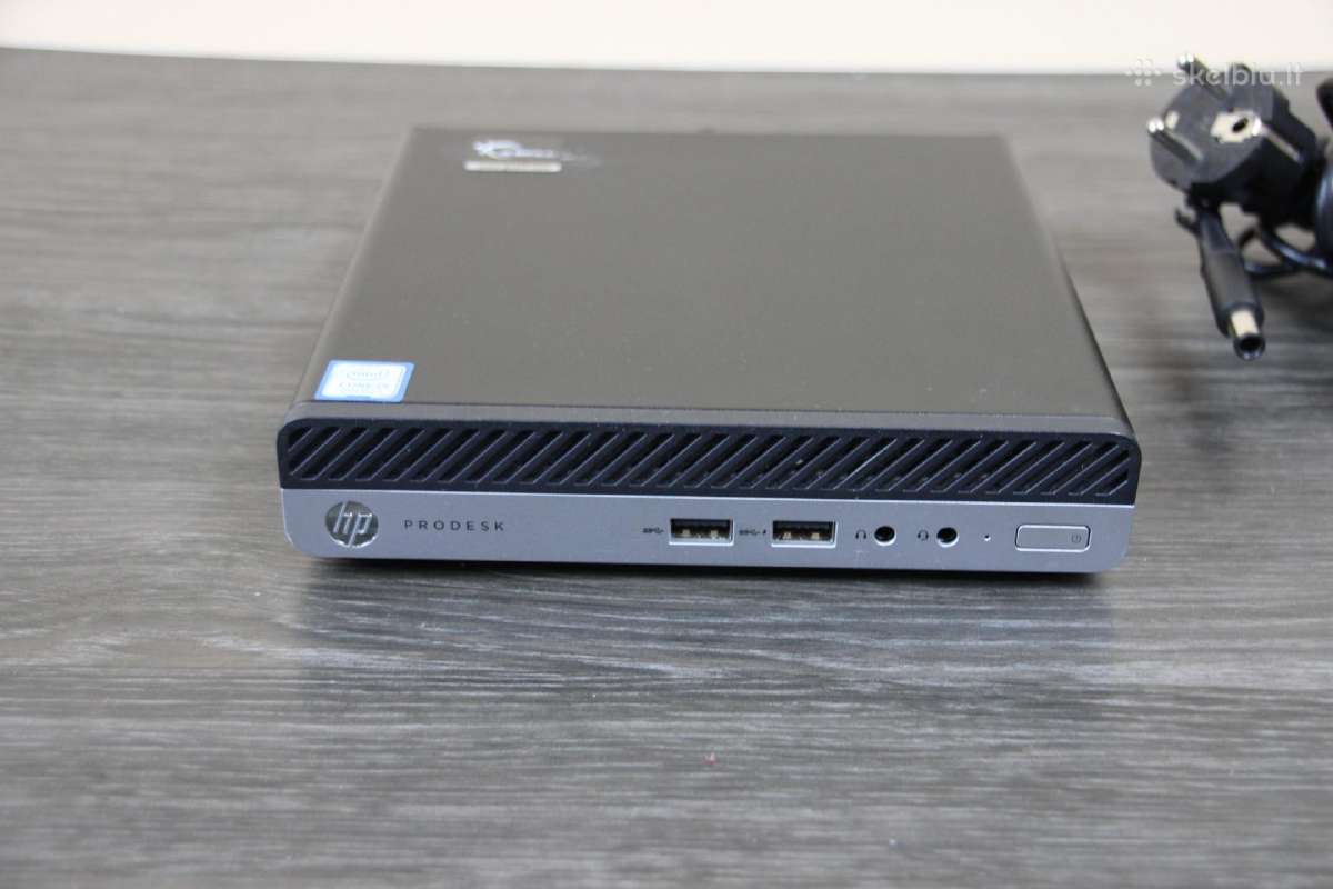 Hp Prodesk 400 G5 i3-9100t 16gb Nvme SSD - nuotraukos Nr. 2