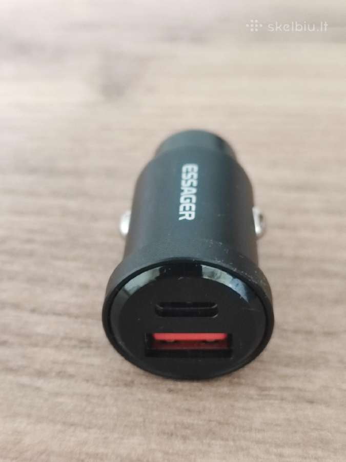 Automobilinis telefono įkroviklis Essager 30w - nuotraukos Nr. 3