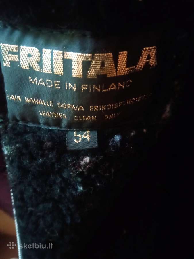 Odinis vintažinis Friitala suomių gamyb.paltas 54 - nuotraukos Nr. 6