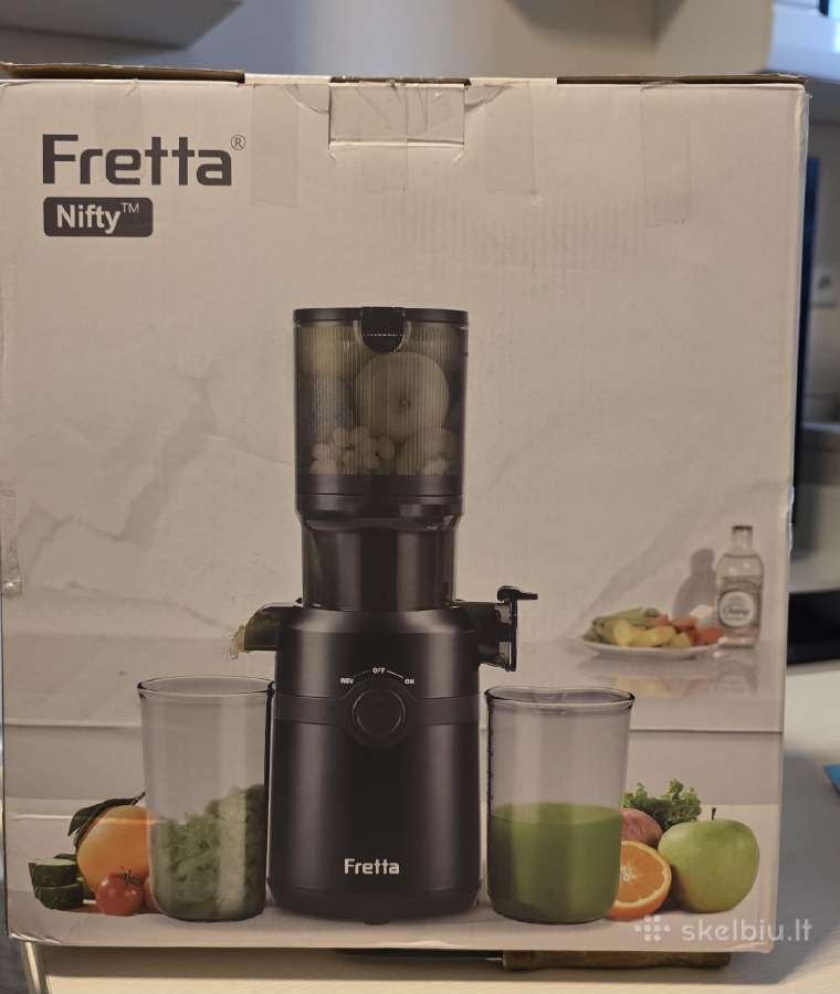 Lėtaeigė sulčiaspaudė „Fretta Nifty F5000“ - nuotraukos Nr. 2