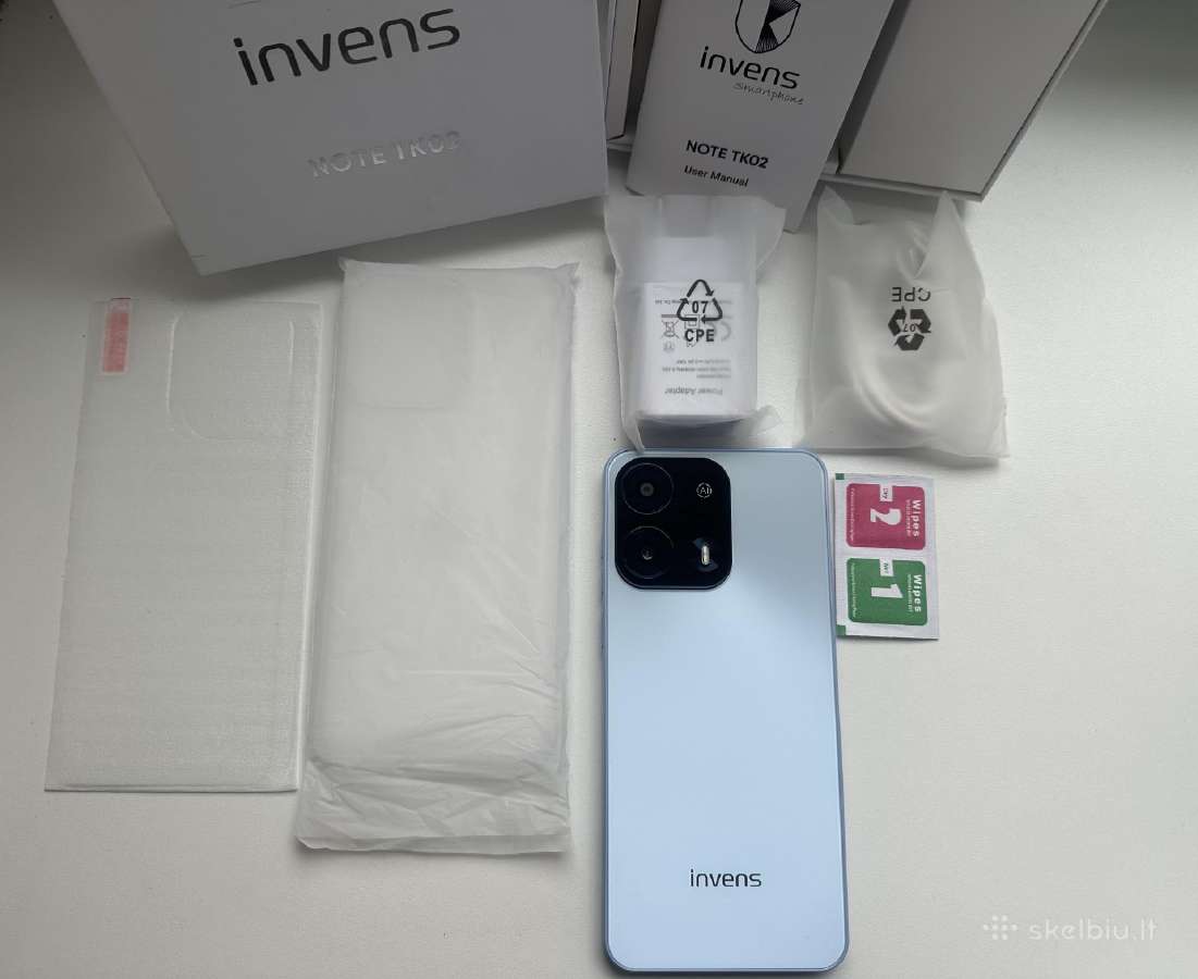 Naujas Telefonas Invens Note Tk02, 128gb 12gb RAM - nuotraukos Nr. 2