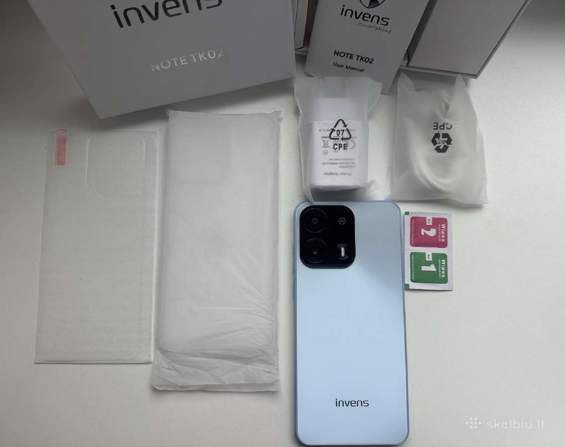 Naujas Telefonas Invens Note Tk02, 128gb 12gb RAM - nuotraukos Nr. 8