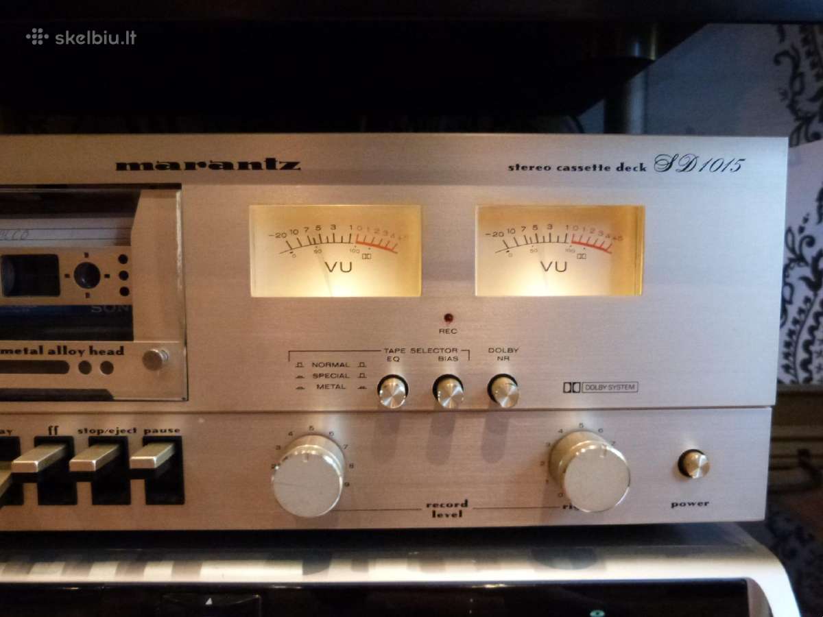 Marantz Sd1015 Stereo Cassette Deck. 1980m. - nuotraukos Nr. 16