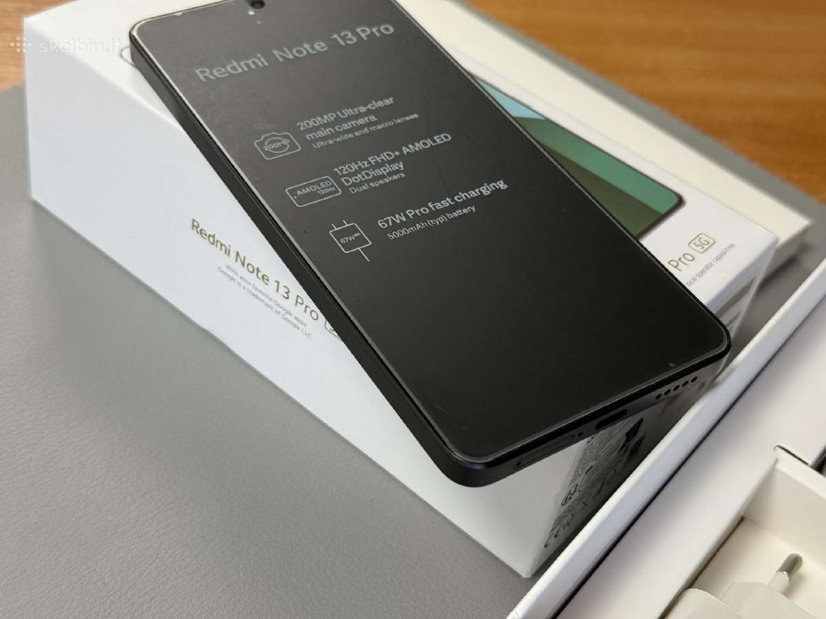 Redmi Note 13 Pro su 12gb RAM visiškai naujas - nuotraukos Nr. 4