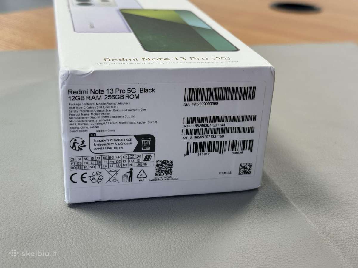 Redmi Note 13 Pro su 12gb RAM visiškai naujas - nuotraukos Nr. 7