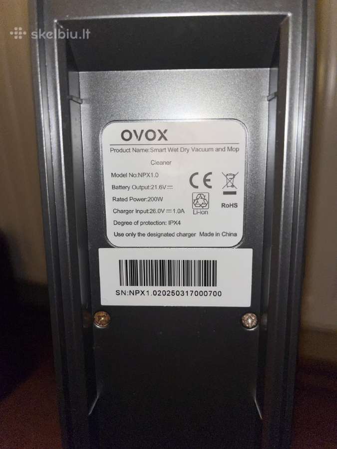 Ovox Pulse belaidis dulkių siurblys su garantija - nuotraukos Nr. 4