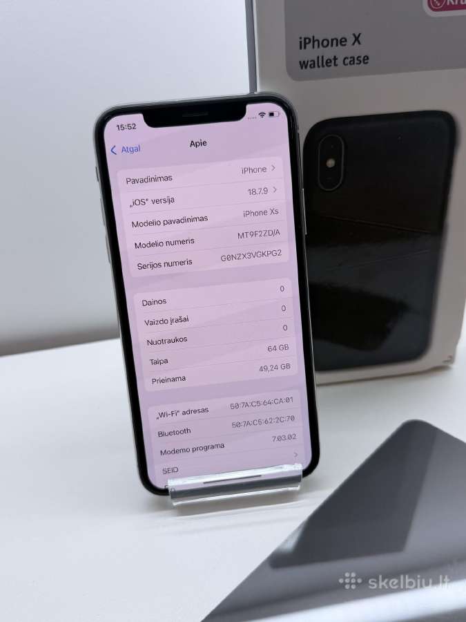 iPhone XS - 93% baterija - nuotraukos Nr. 3