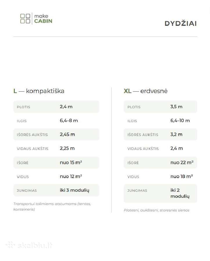 Makecabin karkasiniai moduliniai nameliai - nuotraukos Nr. 2