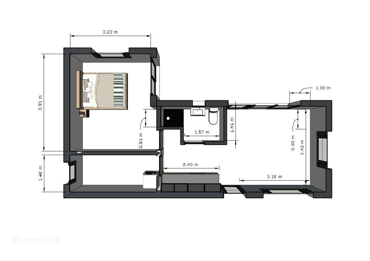 50 m² modulinis namas – galima įsigyti iš karto - nuotraukos Nr. 5