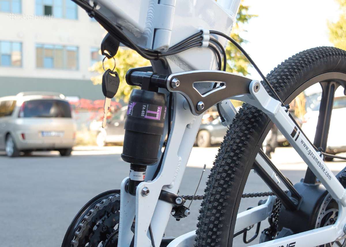 Elektriniai Samebike M-nine All-road 26" // 400w - nuotraukos Nr. 8