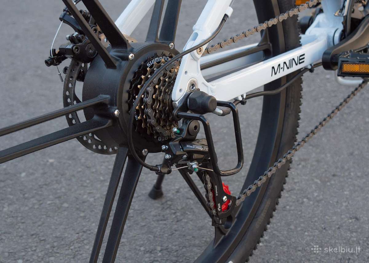 Elektriniai Samebike M-nine All-road 26" // 400w - nuotraukos Nr. 5