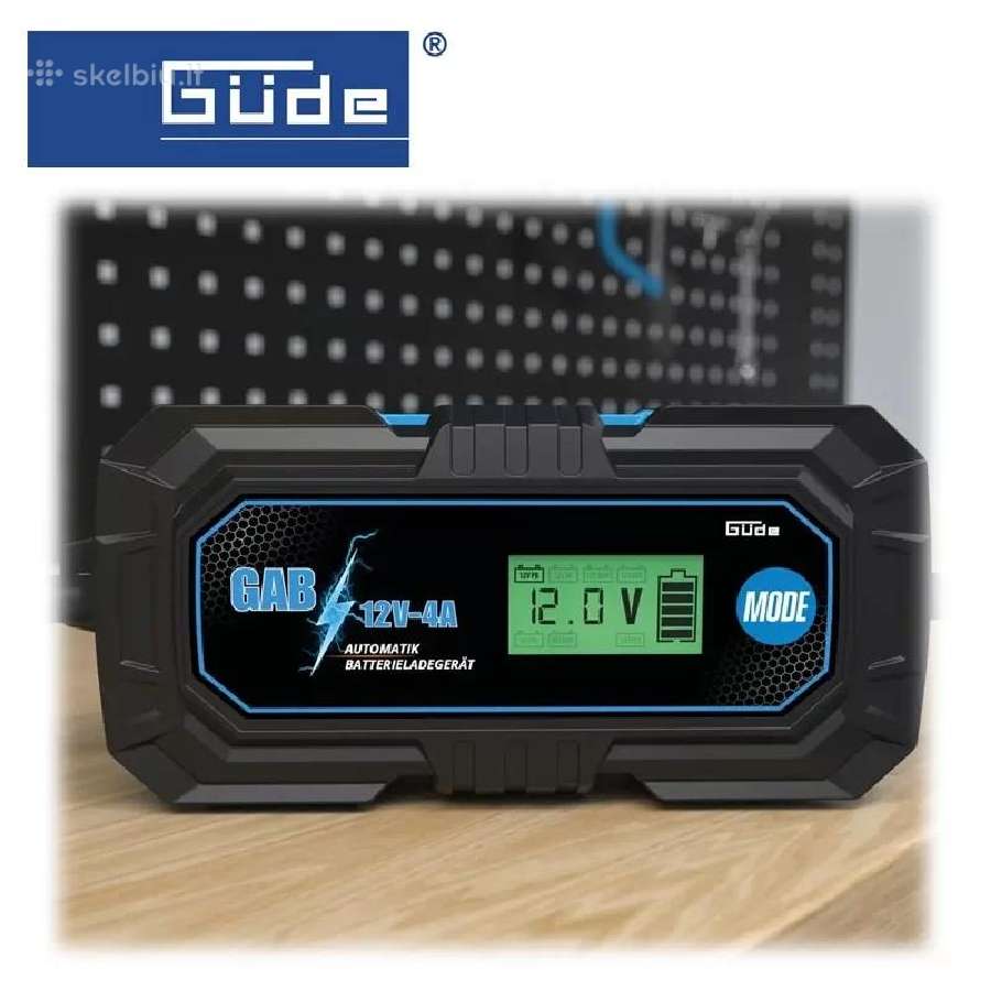 Automatinis baterijų įkroviklis Gab 12v/6v-4a - nuotraukos Nr. 2