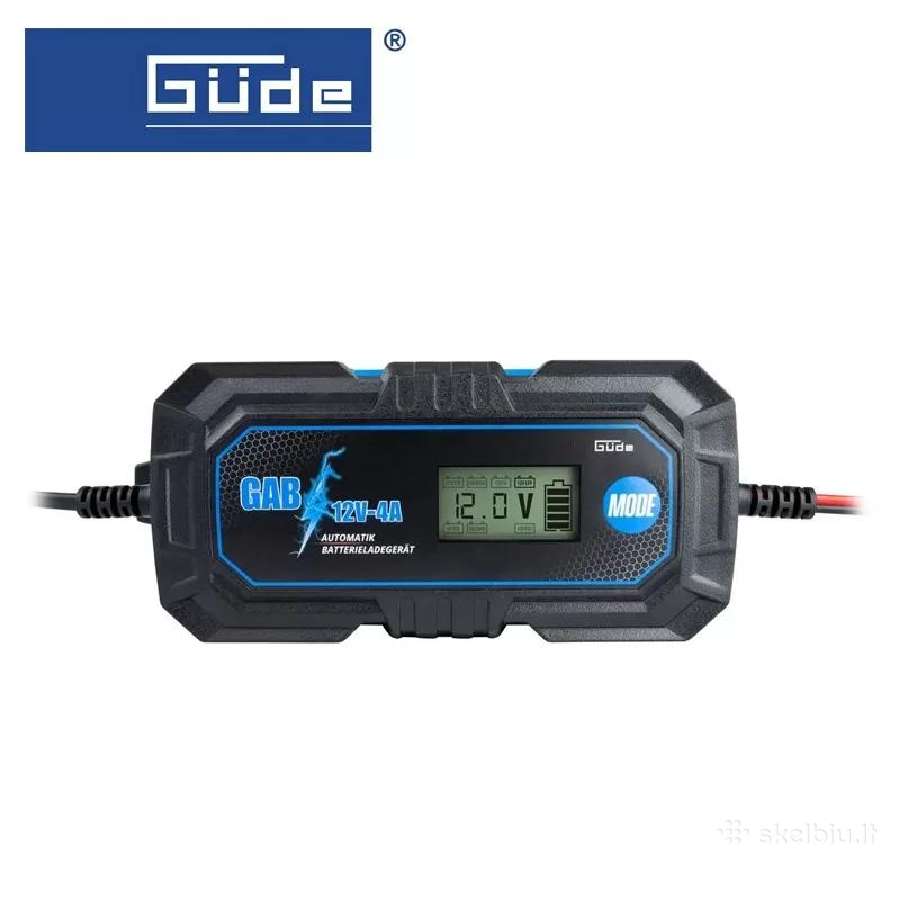 Automatinis baterijų įkroviklis Gab 12v/6v-4a - nuotraukos Nr. 3