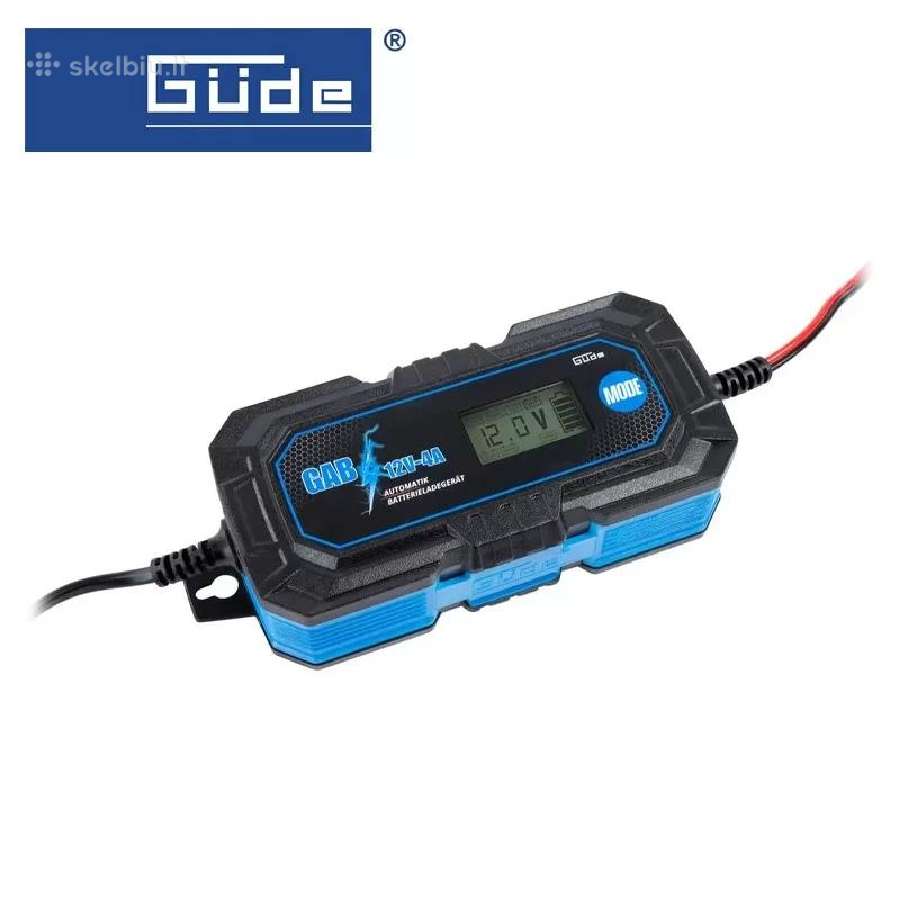 Automatinis baterijų įkroviklis Gab 12v/6v-4a - nuotraukos Nr. 4