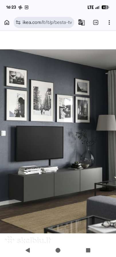Parduodama pirkta Ikea TV spintelė (pakabinama) - nuotraukos Nr. 3