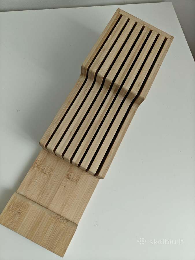 Bambukinis peilių įdėklas 39 11 cm - nuotraukos Nr. 2