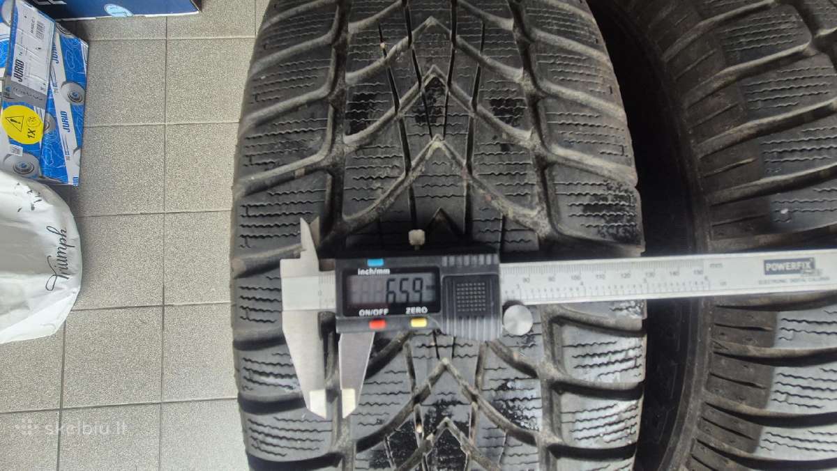 Keturios žieminės 205/55 R16 su VW diskais - nuotraukos Nr. 3