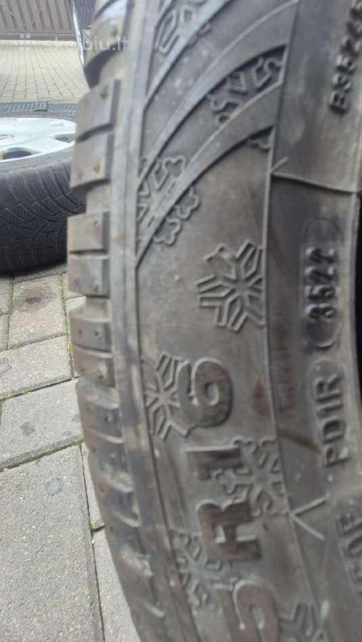 Keturios žieminės 205/55 R16 su VW diskais - nuotraukos Nr. 7