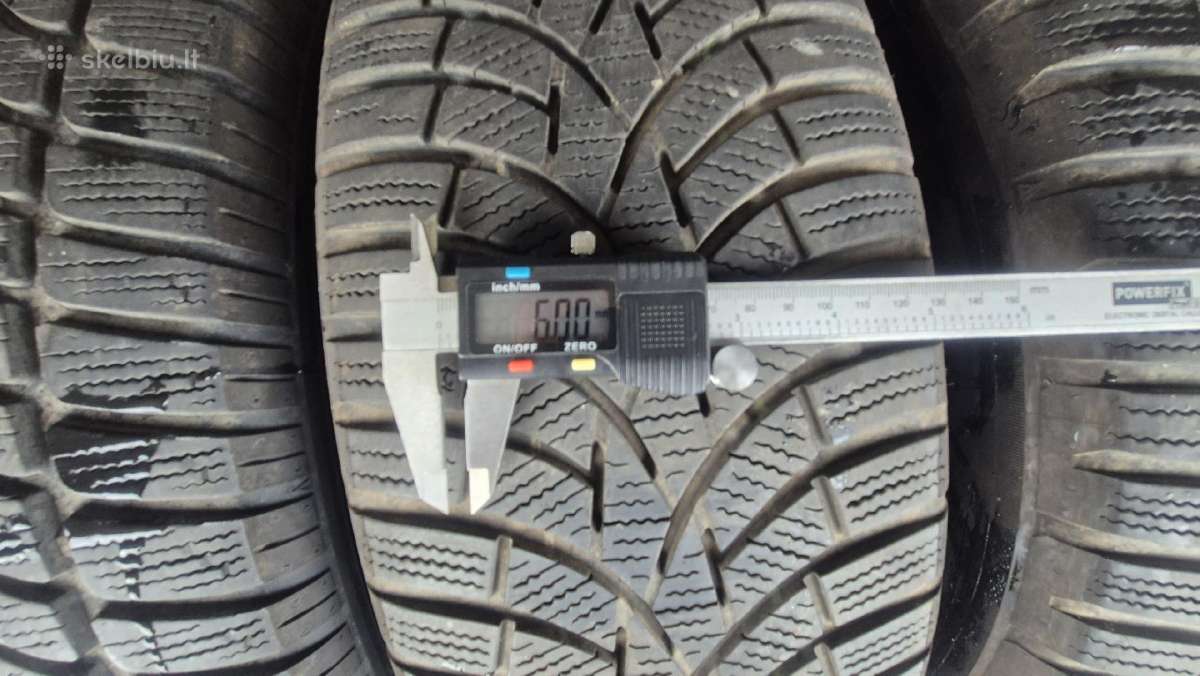 Keturios žieminės 205/55 R16 su VW diskais - nuotraukos Nr. 5