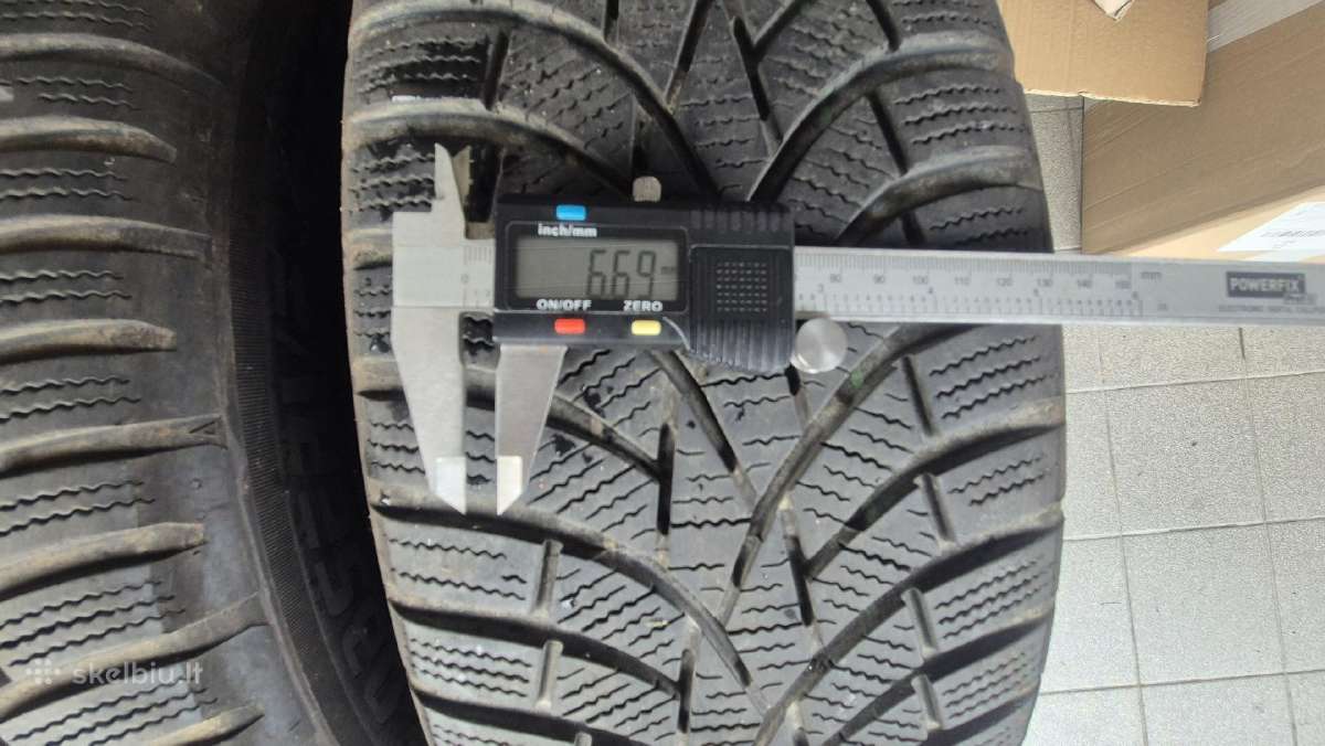 Keturios žieminės 205/55 R16 su VW diskais - nuotraukos Nr. 6