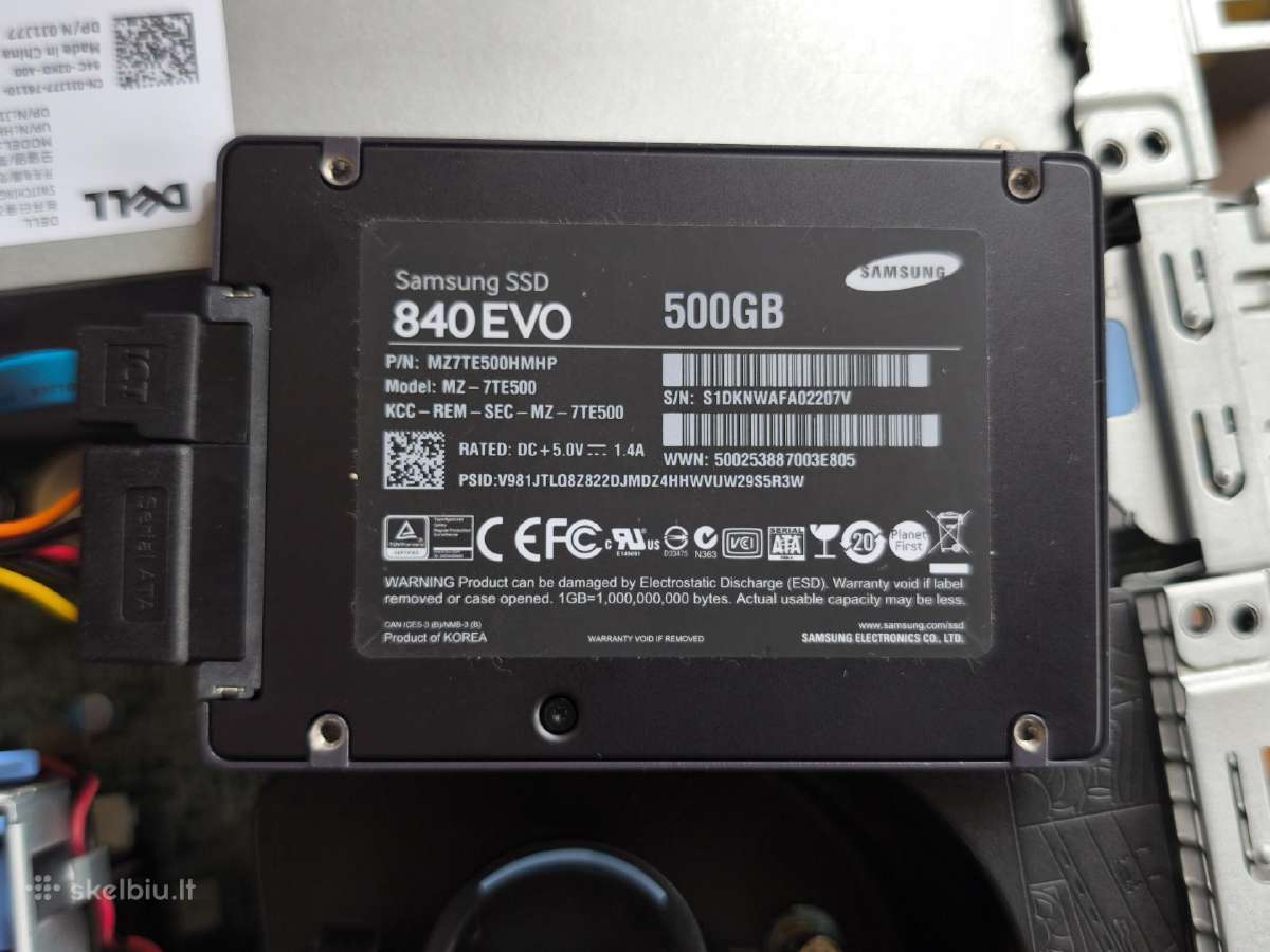 840 EVO 500gb - nuotraukos Nr. 2