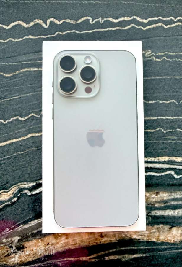 iPhone 15 pro max, Natural Titanium, 256gb - nuotraukos Nr. 3