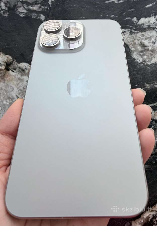 iPhone 15 pro max, Natural Titanium, 256gb - nuotraukos Nr. 4