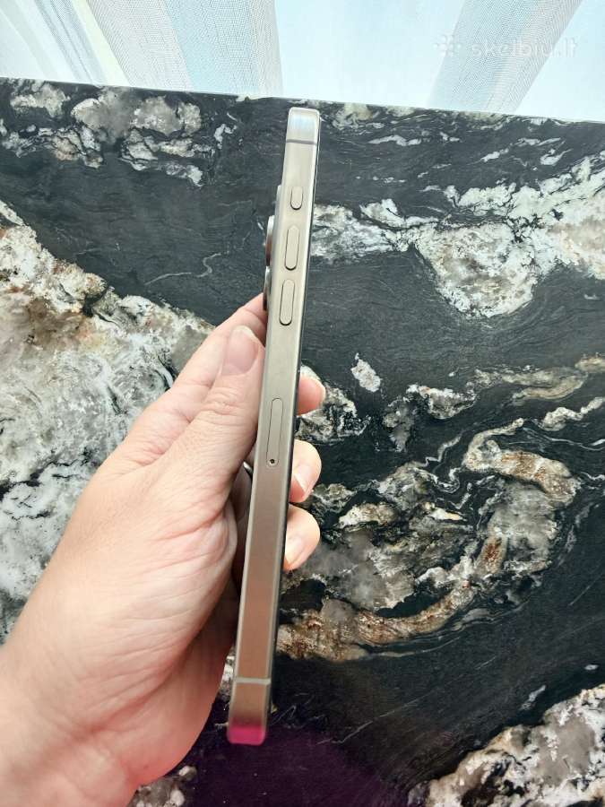 iPhone 15 pro max, Natural Titanium, 256gb - nuotraukos Nr. 6