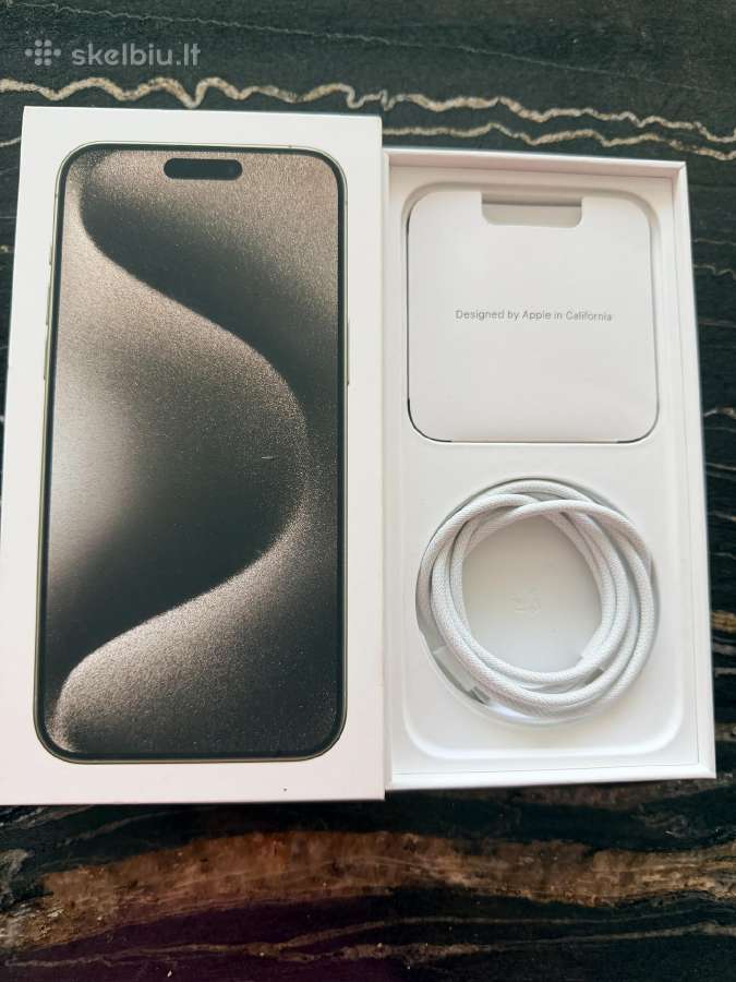 iPhone 15 pro max, Natural Titanium, 256gb - nuotraukos Nr. 9
