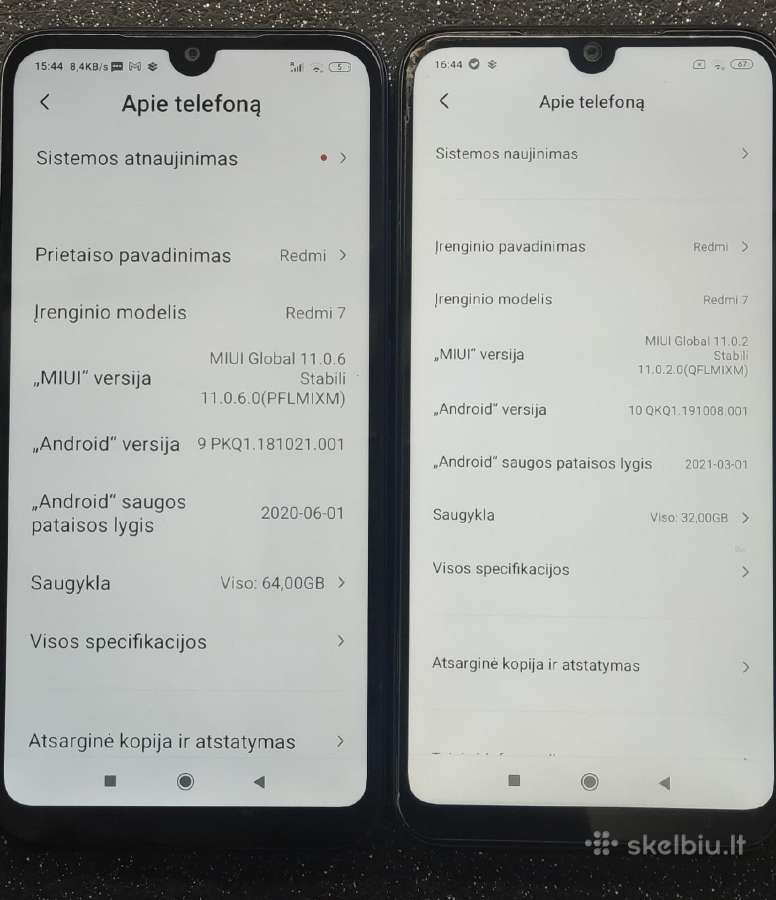 Parduodu Redmi 7 telefonus - nuotraukos Nr. 2